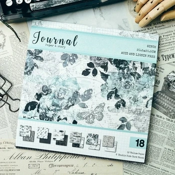 18sheets Vintage Sliver Foil Journal Sweet Memories Pattern Vellum Paper For Scrapbooking Happy Planner/Card Making/Diy Project
18sheets Vintage Sliver Foil Journal Sweet Memories Pattern Vellum Paper For Scrapbooking Happy Planner/Card Making/Diy Project
