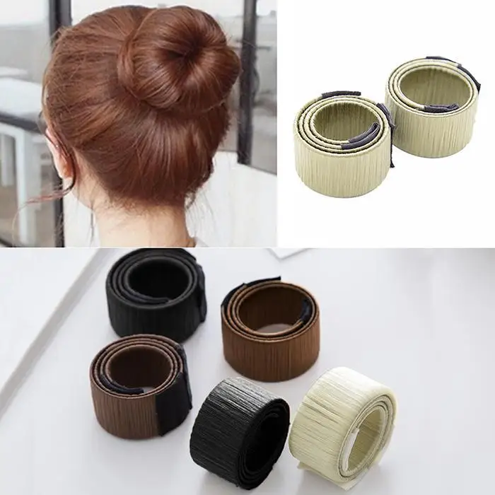 Twist Travel Patchwork Roller Hair Maker Band Former French