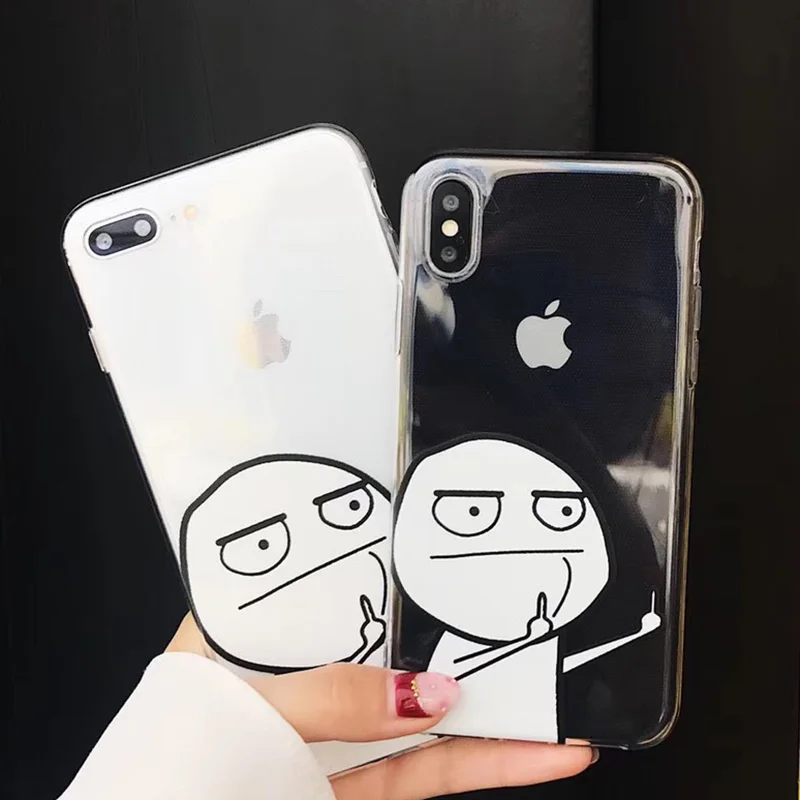 Funny Despise Expression Pattern For iPhone Xs XR Max Mobile Phone Shell For iPhone 6s 7 8 Plus Transparent Anti Fall Soft Shell
Funny Despise Expression Pattern For iPhone Xs XR Max Mobile Phone Shell For iPhone 6s 7 8 Plus Transparent Anti Fall Soft Shell