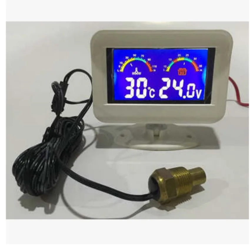 car volt + water temp meter led colorful screen gauge for all car 9-36v with sensor big size warning sound
car volt + water temp meter led colorful screen gauge for all car 9-36v with sensor big size warning sound
