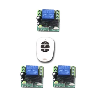 DC 12V Mini Relay Remote Switch 10A Wireless Remote Control Switch Radio Control Switch 315Mhz 433Mhz
DC 12V Mini Relay Remote Switch 10A Wireless Remote Control Switch Radio Control Switch 315Mhz 433Mhz