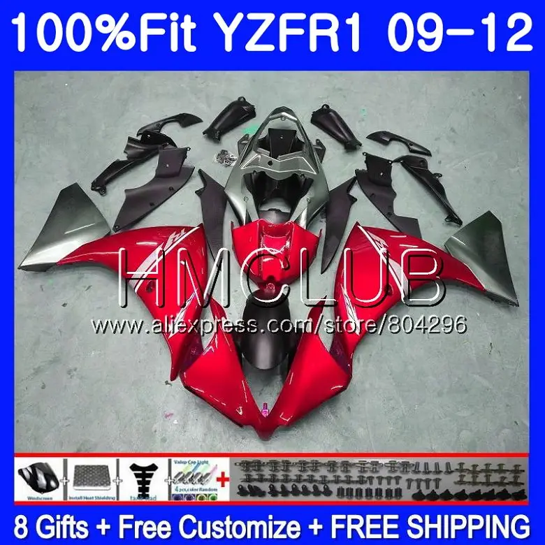 Injection For YAMAHA YZF R 1 YZF-1000 YZFR1 09 10 11 12 111HM.5 YZF1000 Dark red ! YZF-R1 YZF R1 2009 2010 2011 2012 Fairings
Injection For YAMAHA YZF R 1 YZF-1000 YZFR1 09 10 11 12 111HM.5 YZF1000 Dark red ! YZF-R1 YZF R1 2009 2010 2011 2012 Fairings