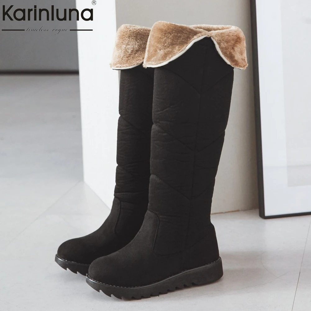 Karinluna 2018 large size 34-43 wholesale dropship winter warm plush Women Shoes Woman boots warm fur woman snow boots women
Karinluna 2018 large size 34-43 wholesale dropship winter warm plush Women Shoes Woman boots warm fur woman snow boots women