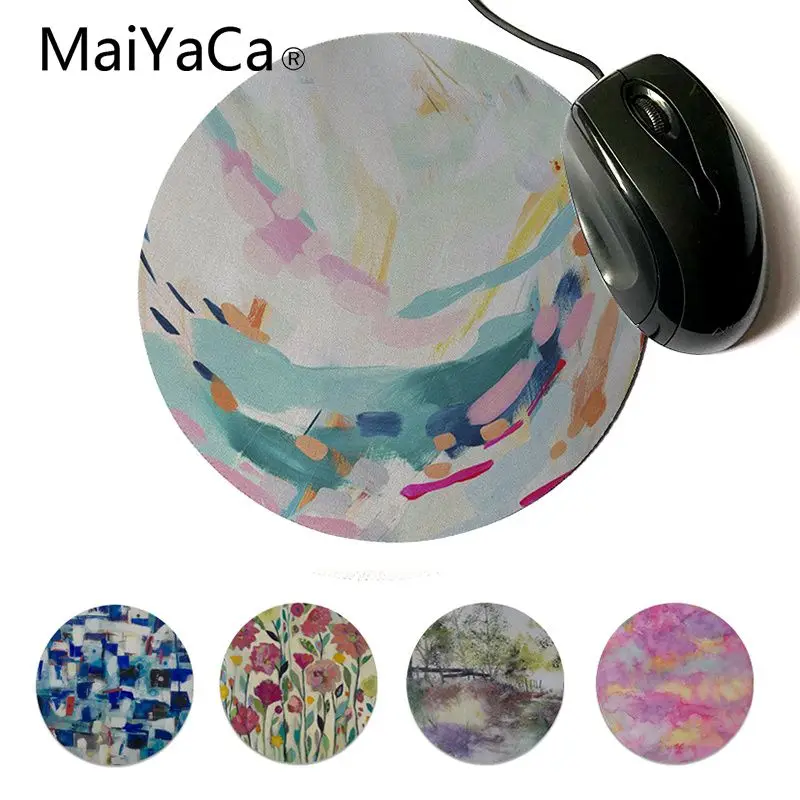 MaiYaCa Rainbow Pastel Watercolor Moroccan Painting Durable Rubber Mouse Mat Pad Customized Laptop Gaming Small Round Mouse Pad
MaiYaCa Rainbow Pastel Watercolor Moroccan Painting Durable Rubber Mouse Mat Pad Customized Laptop Gaming Small Round Mouse Pad
