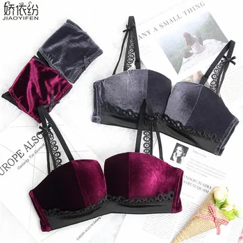 Hot Sale Winter Velvet Bra Set Comfortable Women Underwear Sexy 1/2 Cup Lace Double Straps Deep V Push Up Bra Sets Cotton Panty
Hot Sale Winter Velvet Bra Set Comfortable Women Underwear Sexy 1/2 Cup Lace Double Straps Deep V Push Up Bra Sets Cotton Panty