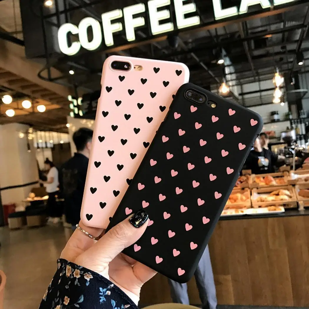 Fashion Frosted Heart Pattern Anti-fall Phone Case Back Cover For iPhone Easy to install and remove. Hard Case,
Fashion Frosted Heart Pattern Anti-fall Phone Case Back Cover For iPhone Easy to install and remove. Hard Case,