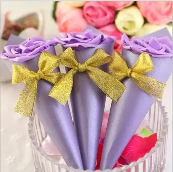 100 x Pink / Purple / Blue / Orange / Green Ice Cream Cones Rose Flowers Wedding Favors Candy Boxes Party Gifts Box
100 x Pink / Purple / Blue / Orange / Green Ice Cream Cones Rose Flowers Wedding Favors Candy Boxes Party Gifts Box