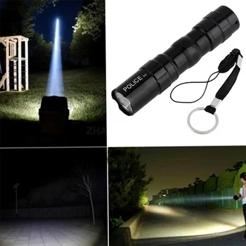 Black LED Flashlight Outdoor Sporting Camping Hiking Cycling Emergent Lamp Waterproof 3W Portable Torch Climbing
Black LED Flashlight Outdoor Sporting Camping Hiking Cycling Emergent Lamp Waterproof 3W Portable Torch Climbing