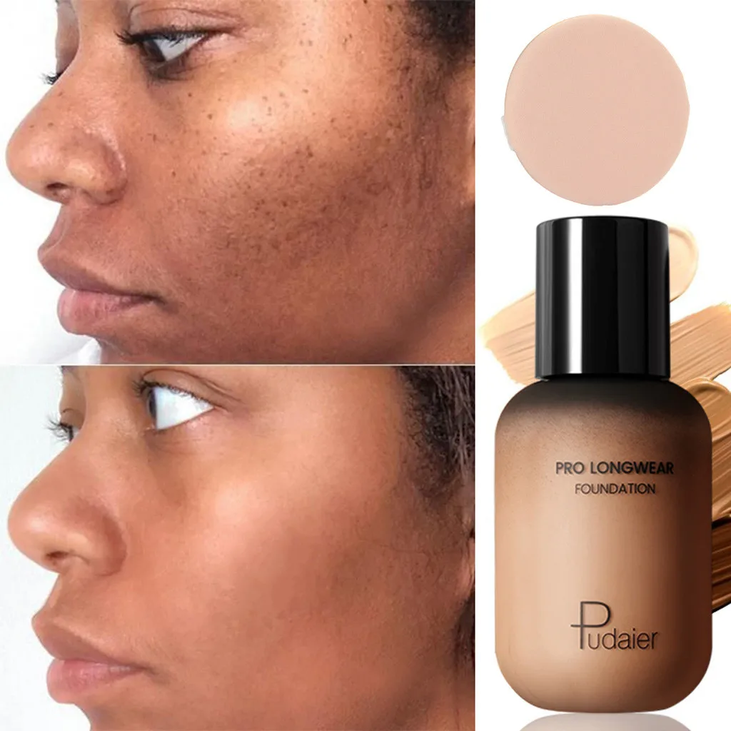 New 40ml Soft Base Long Matte Oil Wear Control Concealer Liquid Base Cream Face Eye Foundation Liquid+ Natrual Liquid Puff Set 2
New 40ml Soft Base Long Matte Oil Wear Control Concealer Liquid Base Cream Face Eye Foundation Liquid+ Natrual Liquid Puff Set 2
