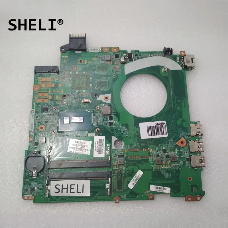 SHELI For 15-P Motherboard with I3-5010U Cpu DAY11AMB6E0 802951-501 802951-001
SHELI For 15-P Motherboard with I3-5010U Cpu DAY11AMB6E0 802951-501 802951-001