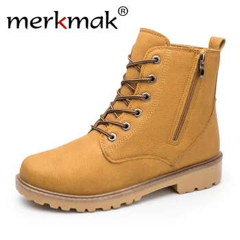 Merkmak Brand Classic Casual Men Boots Autumn Winter Breathable Shoes Comfortable Lace-up Ankle Boots Black Yellow Boots Men New 
Merkmak Brand Classic Casual Men Boots Autumn Winter Breathable Shoes Comfortable Lace-up Ankle Boots Black Yellow Boots Men New