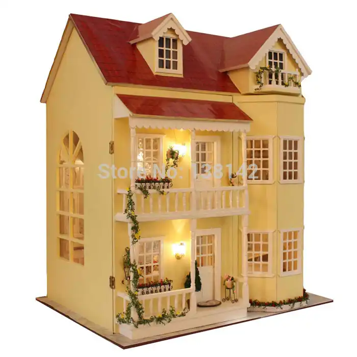casa para muñecas en madera