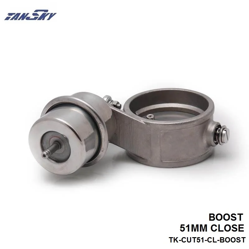 TANSKY- Exhaust Control Valve Boost Actuator CLOSED Style 51mm Pipe Pressure about 1 BAR For Jeep Wrangler TJ TK-CUT51-CL-BOOST