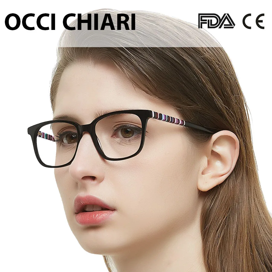 OCCI CHIARI Rainbow Glasses Frame Women Anti-blue Ultralight Myopia Prescription Eyeglasses Black Nerd Clear Computer Eyewear
OCCI CHIARI Rainbow Glasses Frame Women Anti-blue Ultralight Myopia Prescription Eyeglasses Black Nerd Clear Computer Eyewear