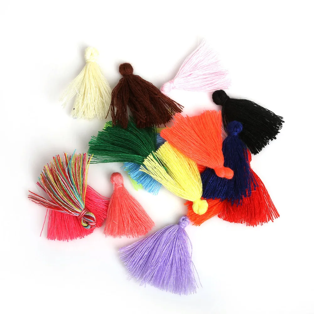 50pcs/lot 27mm Multi Color Cotton Cord Tassel DIY Chinese Knot Accessories Jewelry Finding Decoration For Bracelet Earring Craft
50pcs/lot 27mm Multi Color Cotton Cord Tassel DIY Chinese Knot Accessories Jewelry Finding Decoration For Bracelet Earring Craft