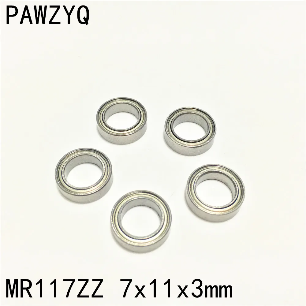 100pcs MR117ZZ MR117 2Z 7x11x3mm Deep Groove Ball Bearing Metal Shielded Miniature Model Bearings
100pcs MR117ZZ MR117 2Z 7x11x3mm Deep Groove Ball Bearing Metal Shielded Miniature Model Bearings