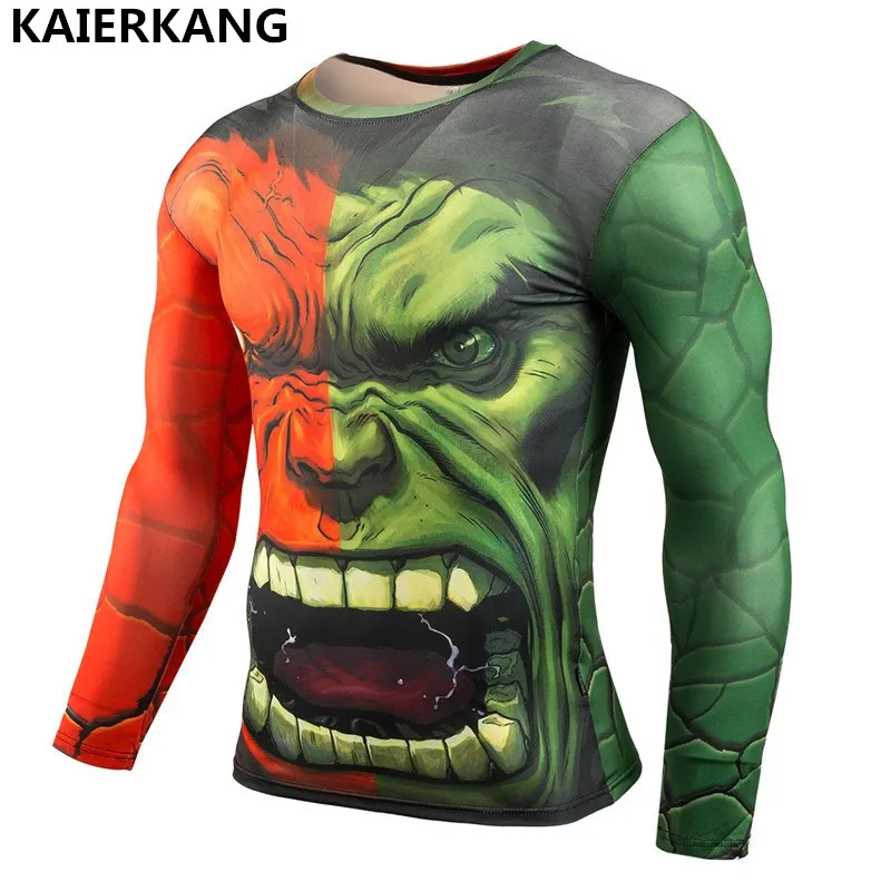 2018 new Men T Shirts Fashion Casual Compression Shirt Crossfit 3D Long Sleeve T Shirt Fitness Men summer Brand Clothing
2018 new Men T Shirts Fashion Casual Compression Shirt Crossfit 3D Long Sleeve T Shirt Fitness Men summer Brand Clothing