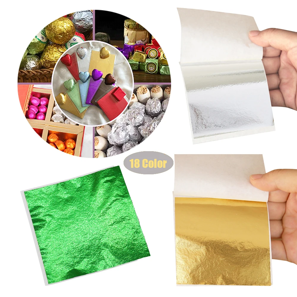 100Pcs/Lot Art Craft Paper Imitation Gold Sliver Copper Leaf Leaves Sheets Foil Paper for Gilding DIY Craft Decor Design Paper 1
100Pcs/Lot Art Craft Paper Imitation Gold Sliver Copper Leaf Leaves Sheets Foil Paper for Gilding DIY Craft Decor Design Paper 1