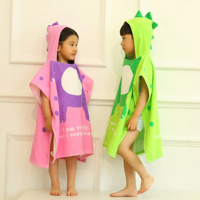 New Dinosaur Children Cute Cartoon Hooded Cloak Beach Towel Animal Printed Microfiber Baby Boys Girls Kids Swimming Bath Towel
New Dinosaur Children Cute Cartoon Hooded Cloak Beach Towel Animal Printed Microfiber Baby Boys Girls Kids Swimming Bath Towel