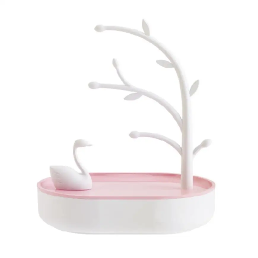 Swan jewelry tree Rack Pink Girl Heart Jewelry Box Swan Lake Jewelry Collection BoxSwan plastic fashion jewelry organizer #30
Swan jewelry tree Rack Pink Girl Heart Jewelry Box Swan Lake Jewelry Collection BoxSwan plastic fashion jewelry organizer #30