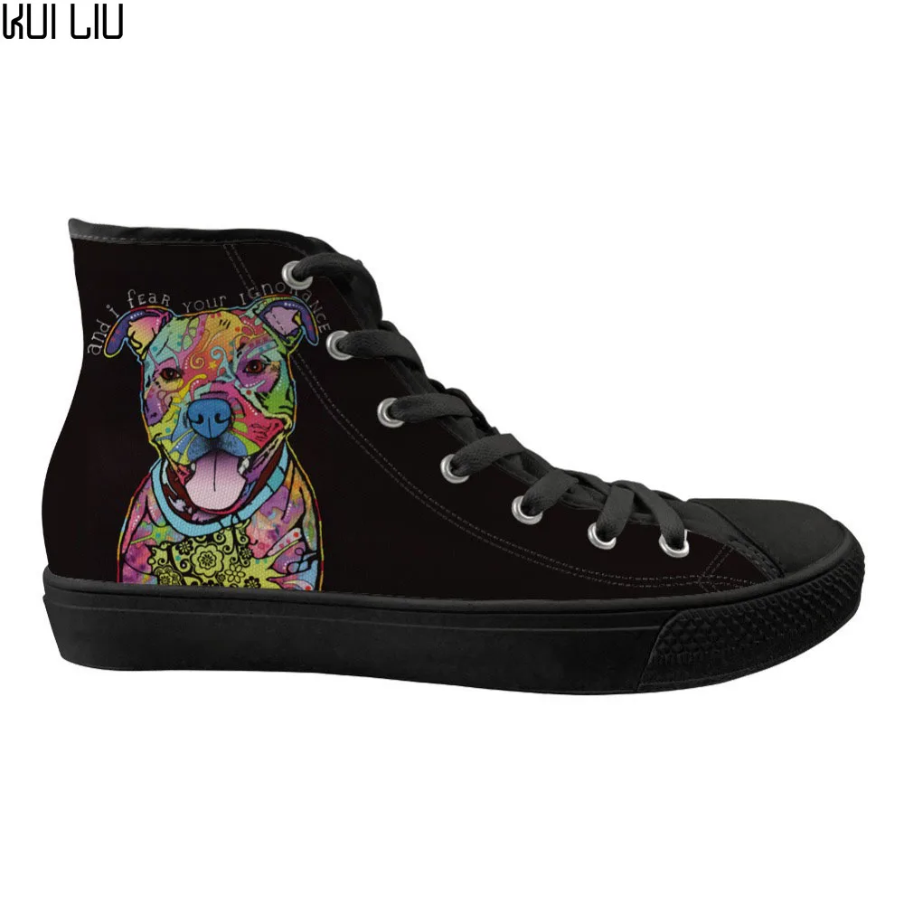 Customized Flats Spring Colorful Animal Dog Cat Pattern Women Canvas High Top Shoes Woman Lace-up Comfortable Vulcanized Shoes
Customized Flats Spring Colorful Animal Dog Cat Pattern Women Canvas High Top Shoes Woman Lace-up Comfortable Vulcanized Shoes