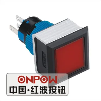 ONPOW 22mm Red, Green, Blue, Yellow LED illuminated Black case Square Plastic Signal lamp Indicator lights (LAS1-APF-D)
ONPOW 22mm Red, Green, Blue, Yellow LED illuminated Black case Square Plastic Signal lamp Indicator lights (LAS1-APF-D)