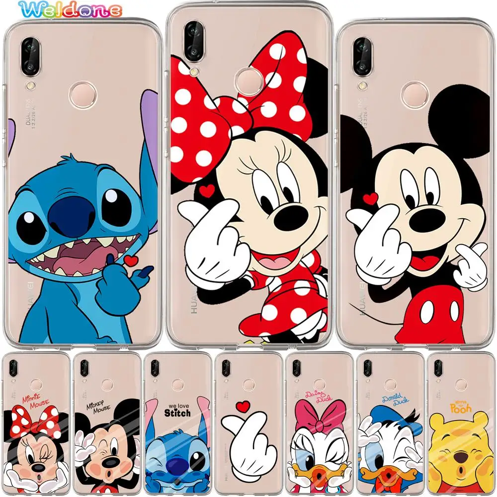 Cute Mickey Minnie Stitch Winnie Phone Case cover For Huawei P30 P20 Lite Pro P10 Lite P8 P9 Lite 2017 PSmart case Cover Etui
Cute Mickey Minnie Stitch Winnie Phone Case cover For Huawei P30 P20 Lite Pro P10 Lite P8 P9 Lite 2017 PSmart case Cover Etui