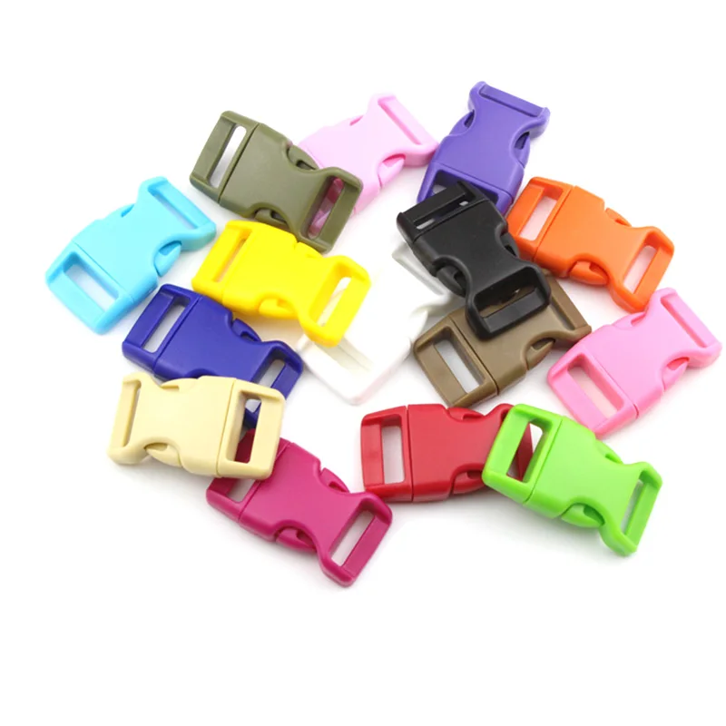 25pcs/pack5/8''plastic Mixed Color ful Side Release Buckles For Paracord Survival Bracelets Dog Collar Straps Webbing (16mm)
25pcs/pack5/8''plastic Mixed Color ful Side Release Buckles For Paracord Survival Bracelets Dog Collar Straps Webbing (16mm)