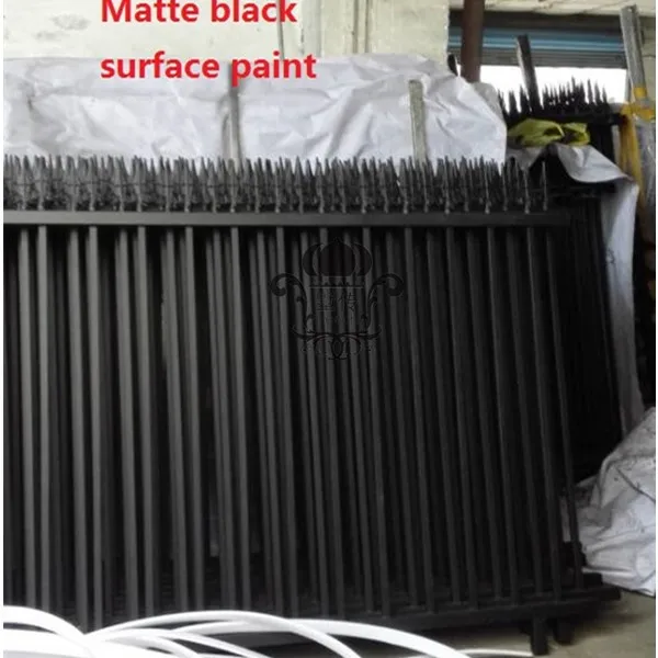 HENCH Garden Fence 8'x5' Black Simple Style Ornamental Iron Fence Wrought Hc-f19
HENCH Garden Fence 8'x5' Black Simple Style Ornamental Iron Fence Wrought Hc-f19