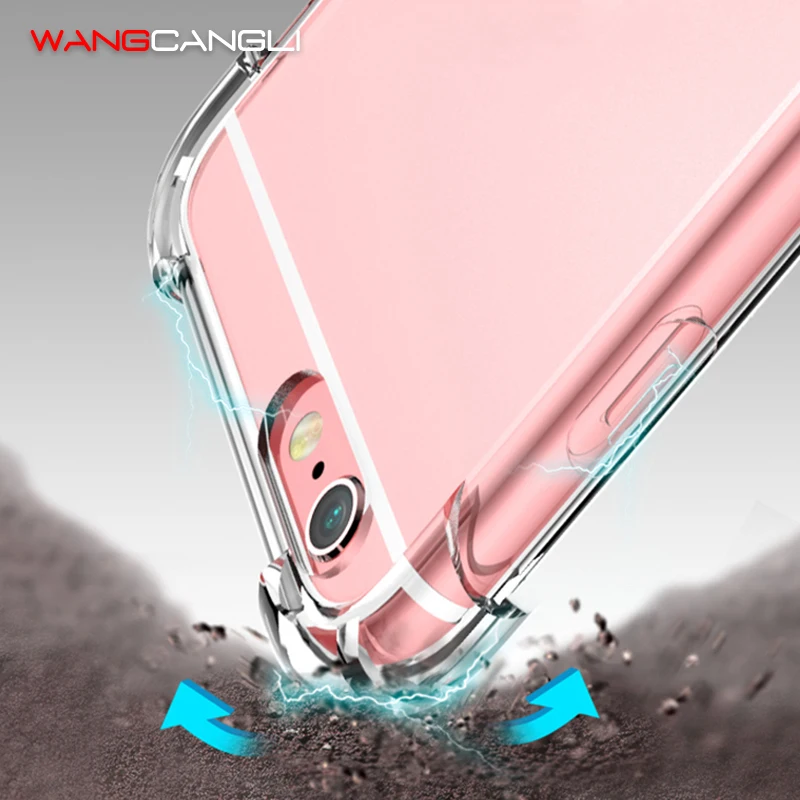 Case For iPhone X 6 7 8 Plus Phone Case For iPhone Clear Shockproof Soft TPU Silicone Transparent Cases Four airbags Anti-fall
Case For iPhone X 6 7 8 Plus Phone Case For iPhone Clear Shockproof Soft TPU Silicone Transparent Cases Four airbags Anti-fall