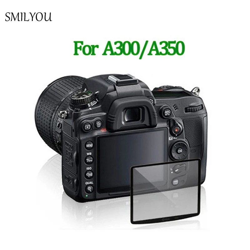 SMILYOU High Quality LCD Glass Screen Protector for Sony A300 A350 Professional Camera Display Screen Film
SMILYOU High Quality LCD Glass Screen Protector for Sony A300 A350 Professional Camera Display Screen Film