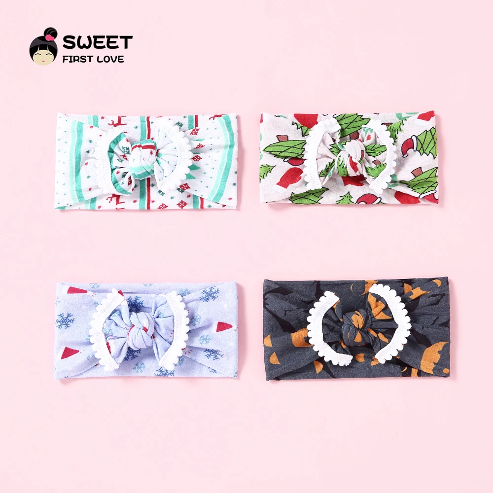 4PCS/lot Christmas Nylon Headbands Print Deer Snow Nylon Bow Headwraps Girls Hair Accessories Print Cute Stretch Hair Turban
4PCS/lot Christmas Nylon Headbands Print Deer Snow Nylon Bow Headwraps Girls Hair Accessories Print Cute Stretch Hair Turban