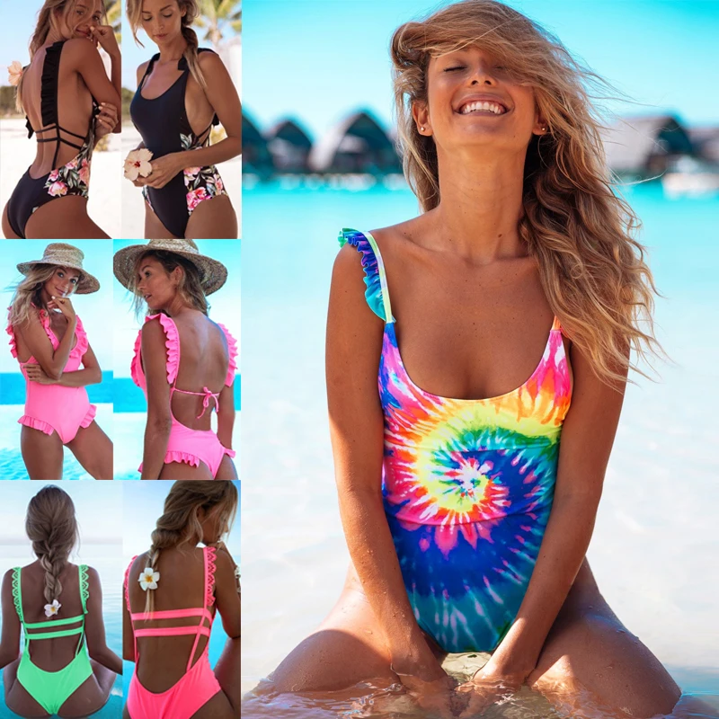 2019 high waisted beachwear ruffles flower swimming suit women padded bikini ladies halter swimwear bikinis red biquine feminino
2019 high waisted beachwear ruffles flower swimming suit women padded bikini ladies halter swimwear bikinis red biquine feminino