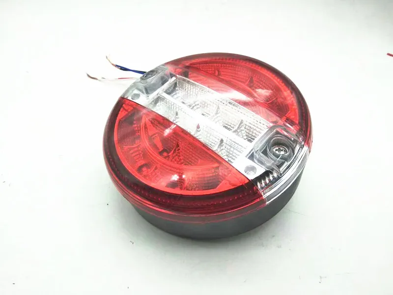 1pair 10-30v 12v 24v 5.5inch Red white 140mm 20 LED Trailer Truck Stop Tail Lights Amber Turn Signal Round Lamp Rear Light
1pair 10-30v 12v 24v 5.5inch Red white 140mm 20 LED Trailer Truck Stop Tail Lights Amber Turn Signal Round Lamp Rear Light