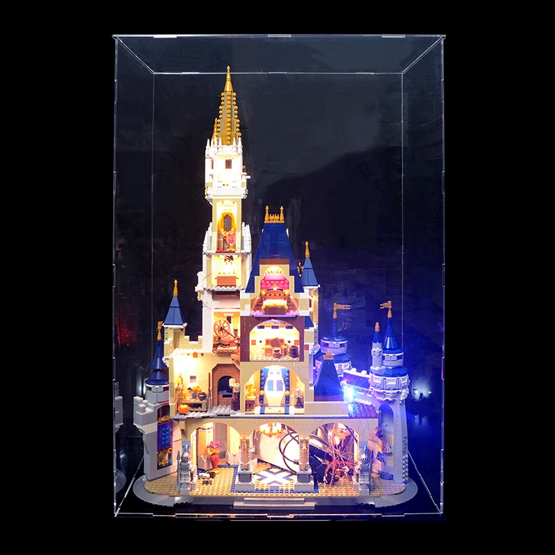 disney lego castle display case