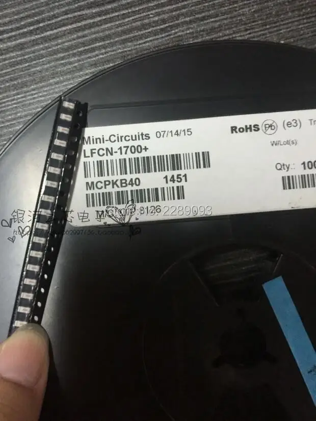 Free Shipping! NEW Original 1PCS LFCN-1700+ LFCN-1700 LFCN1700 Low Pass Filter DC to 1700 MHz
Free Shipping! NEW Original 1PCS LFCN-1700+ LFCN-1700 LFCN1700 Low Pass Filter DC to 1700 MHz