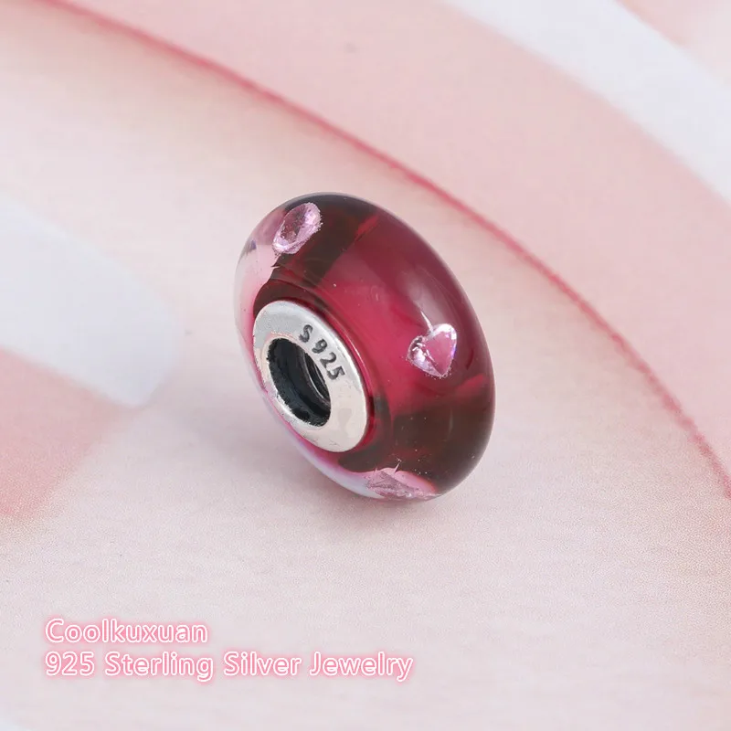 2019 Valentine's Day 925 Sterling Silver CZ Heart Cerise Murano Glass Charm Beads For Jewelry Making Fit Brand Women Bracelet
2019 Valentine's Day 925 Sterling Silver CZ Heart Cerise Murano Glass Charm Beads For Jewelry Making Fit Brand Women Bracelet