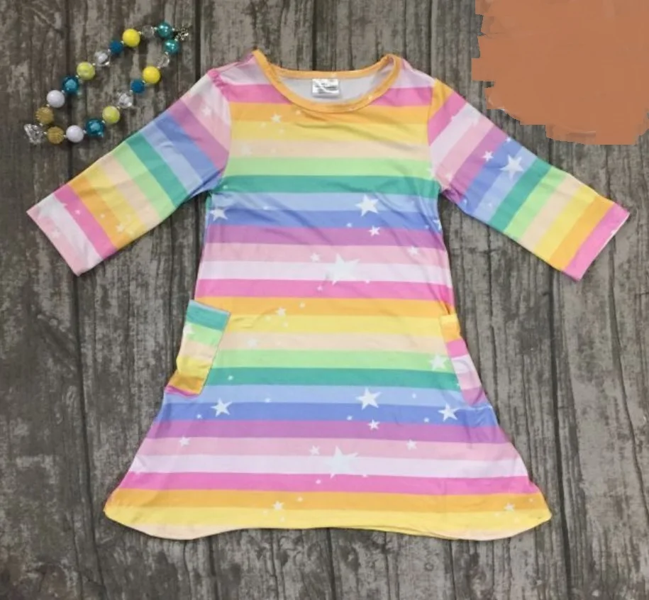 baby girls Fall/ Autumn dress girls RAINBOW dress children girls milk silk colorful stripe dress long sleeve dress with necklace
baby girls Fall/ Autumn dress girls RAINBOW dress children girls milk silk colorful stripe dress long sleeve dress with necklace