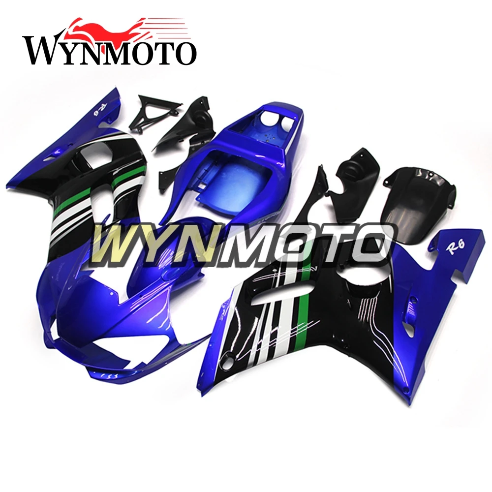 Full ABS Injection Plastics Fairings For Yamaha YZF R6 Year 1998 - 2002 98 99 00 01 02 Motorcycle Fairing Kit Blue Black
Full ABS Injection Plastics Fairings For Yamaha YZF R6 Year 1998 - 2002 98 99 00 01 02 Motorcycle Fairing Kit Blue Black