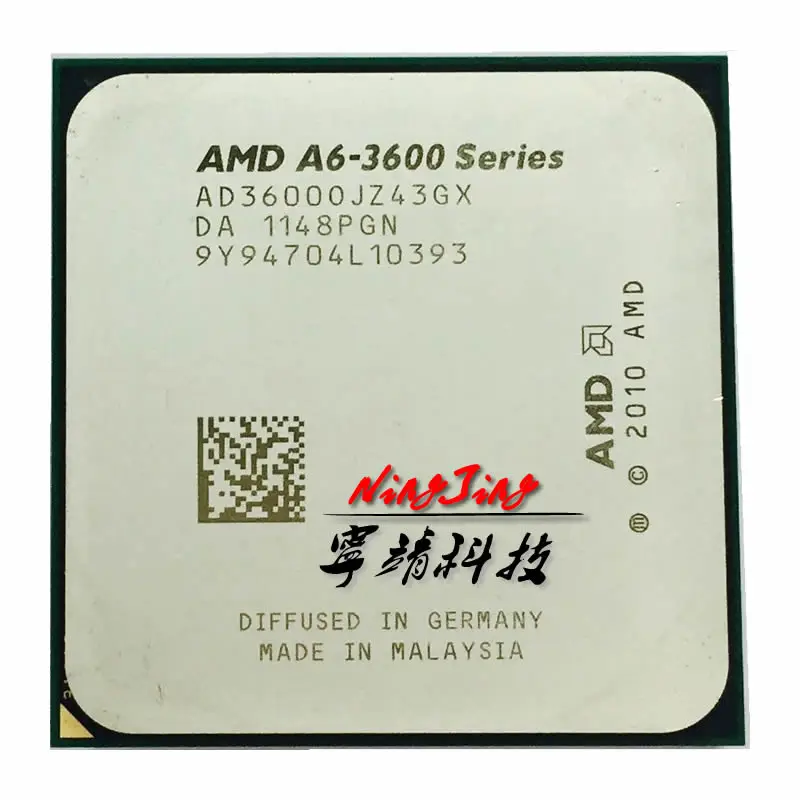 AMD A6 Series 3600 2 1 GHz четырехъядерный процессор AD3600OJZ43GX разъем FM1|socket fm1|cpu processorprocessor fm1 |