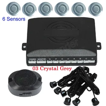 Car auto Parking System Parking Sensor Assistance Reverse Backup Radar System 6 Sensors 1set sound alert buzzer 44 colors
Car auto Parking System Parking Sensor Assistance Reverse Backup Radar System 6 Sensors 1set sound alert buzzer 44 colors
