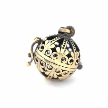 Antique Bronze tone Brushed Brass Metal Round Ball Hollow Filigree Locket Cage Pendant Findings Craft Essential Oil Diffuser
Antique Bronze tone Brushed Brass Metal Round Ball Hollow Filigree Locket Cage Pendant Findings Craft Essential Oil Diffuser