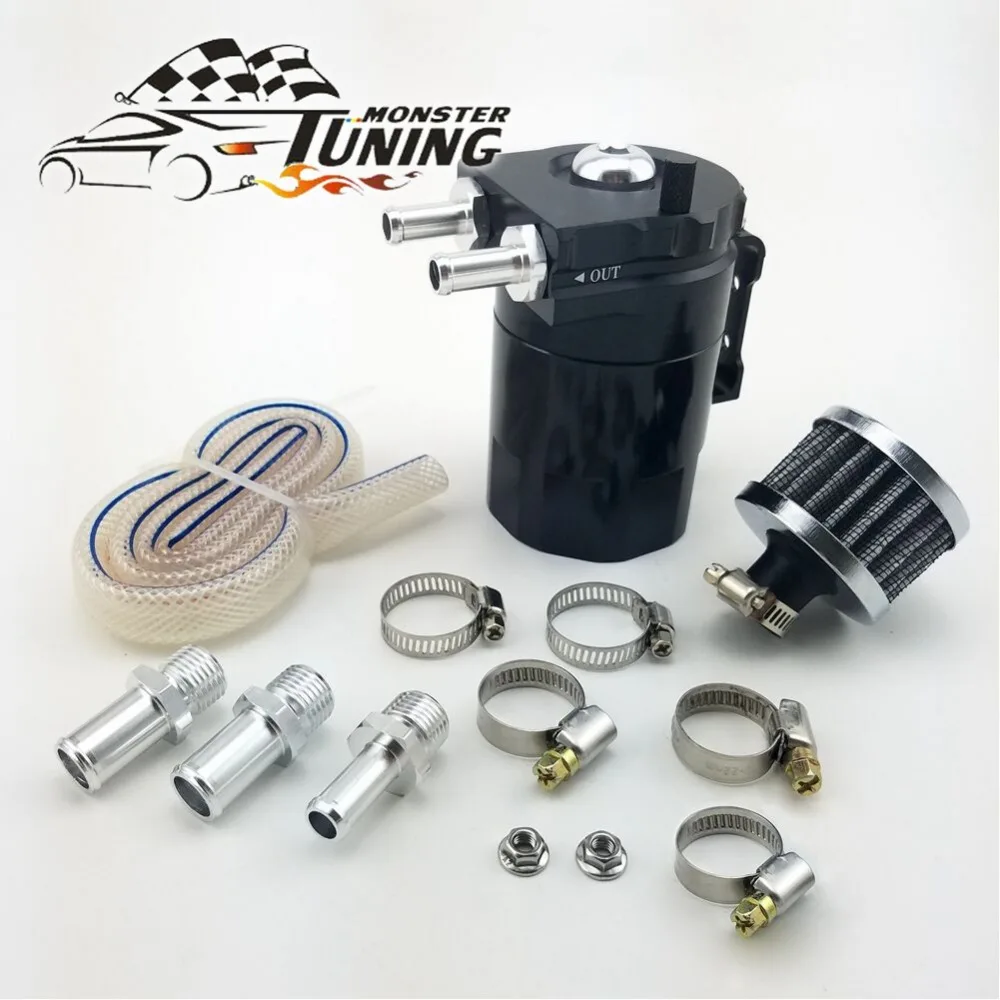 Tuning Monster Baffled Aluminum Oil Catch Can Reservoir Tank / Oil Tank With Air Filter Universal
Tuning Monster Baffled Aluminum Oil Catch Can Reservoir Tank / Oil Tank With Air Filter Universal