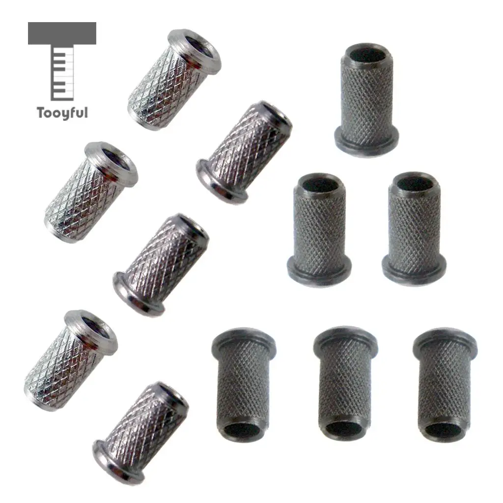 Tooyful 6pcs/set Guitar String Thru Body Ferrules Bushing Set for Electric Guitar Parts Accessories
Tooyful 6pcs/set Guitar String Thru Body Ferrules Bushing Set for Electric Guitar Parts Accessories