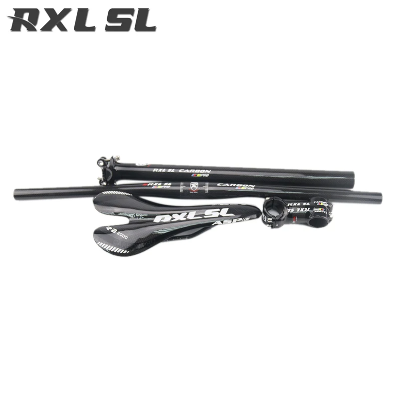 RXL SL Bicycle Accessory Mountain Bike 3K Matte/Glossy Seatpost+Stem+Saddle+Flat/Riser Carbon Handlebar Set
RXL SL Bicycle Accessory Mountain Bike 3K Matte/Glossy Seatpost+Stem+Saddle+Flat/Riser Carbon Handlebar Set