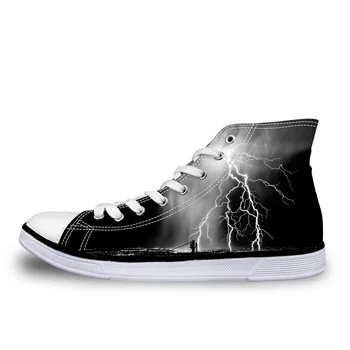 NOISYDESIGNS Classic Black Superstar Vulcanize Shoes Men Cool Fulmination Lightning Printed High Top Canvas Shoes Boys Flats
NOISYDESIGNS Classic Black Superstar Vulcanize Shoes Men Cool Fulmination Lightning Printed High Top Canvas Shoes Boys Flats