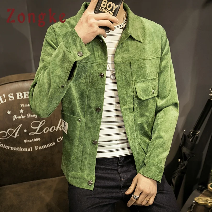 Zongke 2019 New Autumn Corduroy Casual Jacket Men Coat Fashion Brand Slim Fit Bomber Jacket Male Windbreaker Men Coats M-5XL
Zongke 2019 New Autumn Corduroy Casual Jacket Men Coat Fashion Brand Slim Fit Bomber Jacket Male Windbreaker Men Coats M-5XL