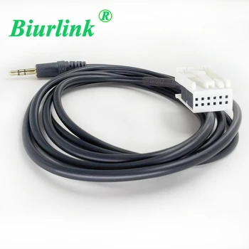 

Biurlink 12Pin Car CD Changer 3.5mm Male Audio MP3 Input Auxiliary Cable for Audi A3 A4 S4 TT