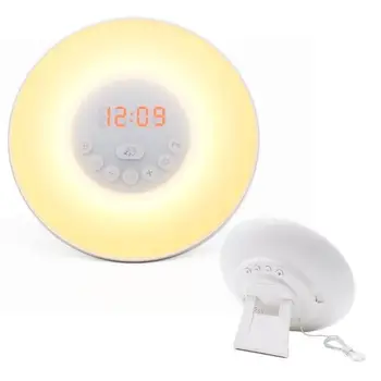 Wake Up Light, Sunrise Alarm Clock Night Light Bedside Lamp With Nature Sounds, FM Radio Touch Control and USB Charge TS-DL-001
Wake Up Light, Sunrise Alarm Clock Night Light Bedside Lamp With Nature Sounds, FM Radio Touch Control and USB Charge TS-DL-001