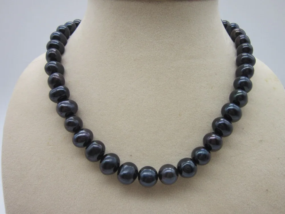 Free Shipping >> New hot huge Real 10-11MM tahitian black pearl necklace 18" 14k gift irngs
Free Shipping >> New hot huge Real 10-11MM tahitian black pearl necklace 18" 14k gift irngs